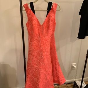 Tracy Reese Coral Flare Dress -size 4